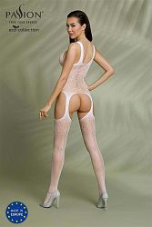 Biele bodystockings ECO BS010