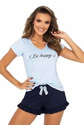 Modrý pyžamový set Be Happy 1/2