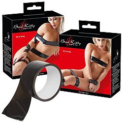 Bad Kitty - bondage stuha - čierna (18 m)