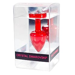 DIOGOL Anni 3cm – análny kolík rubínový (3cm)