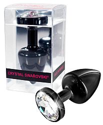 DIOGOL - ANNI BUTT PLUG ROUND BLACK 35 MM