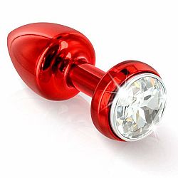 DIOGOL - ANNIXITTING VIBRATING BUTT PLUG RED 34MM