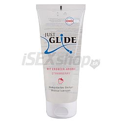 Just Glide Jahodový lubrikant 200 ml