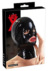 LATEX - Anatomical Head Mask (Black)