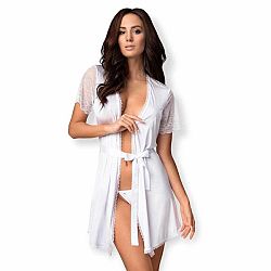 OBSESSIVE - MIAMOR ROBE & THONG WHITE