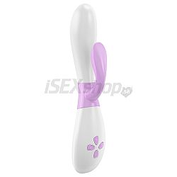 OVO K2 Rabbit Vibrátor biela-ružová