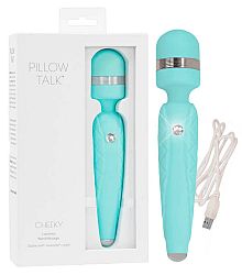 PILLOW TALK - CHEEKY WAND MASSAGER TEAL