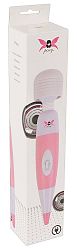 Pixey Pink Wand Network Massage Dildo (Pink-White)