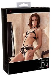 Velvet Strap Body, Crotchless