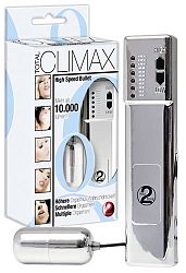 You2Toys Total Climax - vibračné vajíčko strieborné