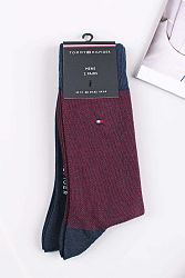 Pánske bordovo-modré ponožky Birdeye - dvojbalenie