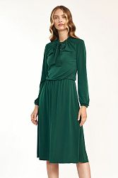 Zelené šaty s viazaním S186