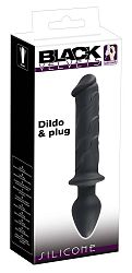 Black Velvet - anale cone and dildo (in one piece)