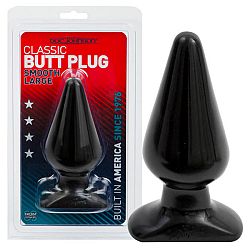 Doc Johnson Classic Butt Plug - análne dildo veľké (čierne)