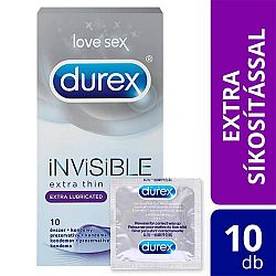 Durex Invisible - extra klzké kondómy (10ks)