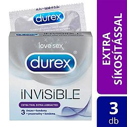 Durex Invisible - extra klzké kondómy (3ks)