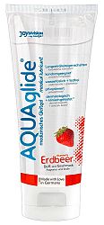 JoyDivision AQUA Glide Erdbeer - lubrikačný gél na báze vody jahodový (100ml)