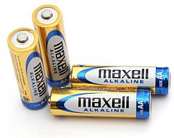 Maxell Alkaline AA - alkalické tuźkové batérie typu AA (4ks)