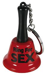 OOTB Ringing for Sex  – prívesok na klúče, zvonček na sex  (červeno-čierny)