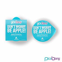 Picobong Don´t Worry Be Apple! – masážna sviečka (jablko-škorica)