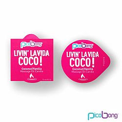 Picobong Livin´ la vida COCO! – masážna sviečka (kokos-vanilka)