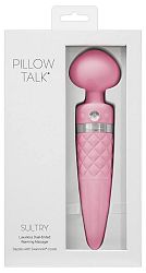 Pillow Talk Sultry - Warm Double Dual Massage Dildo (pink)