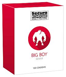 Secura Big Boy - 60 mm kondómy (100 ks)