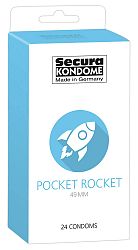Secura Pocket Rocket - 49 mm kondómy (24 ks)