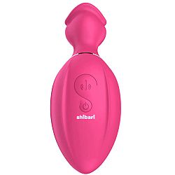 SHIBARI BESO - pulzujúci stimulátor klitorisu (pink)
