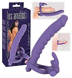 You2Toys Los Analos Double Delight - vibrátor s krúžkom na penis