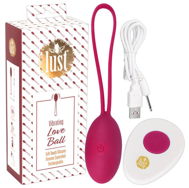 Lust - nabíjacie vibračné vajíčko na diaľkové ovládanie (černica) |  intimi.sk